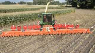 Chopping 20 rows of corn with Kemper [upl. by Boyd]