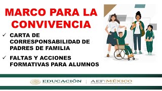 Marco para la Convivencia Escolar Autoridad Educativa Federal en la Ciudad de México AEFCM [upl. by Euqcaj]