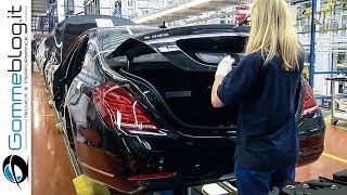 Mercedes S Class LUXURY CAR FACTORY  How to make Manufactory ASSEMBLY [upl. by Acinnad]