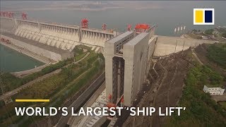 World’s largest ‘ship lift’ in the Three Gorges Dam [upl. by Magocsi]