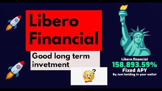 Libero Financial Token Review  Fixed APY  15889359 [upl. by Vijnas]