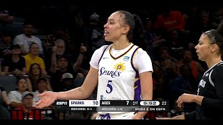 Dearica Hamby 29 Points Game  Los Angeles Sparks vs Las Vegas Aces  WNBA 2024  May 18 2024 wnba [upl. by Einaej]