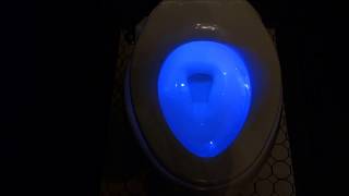 Kohler PureFresh Toilet Light Up Toilet [upl. by Tterag]