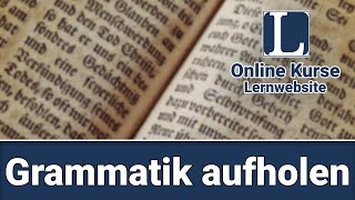 Grammatik aufholen in Latein [upl. by Ecart]