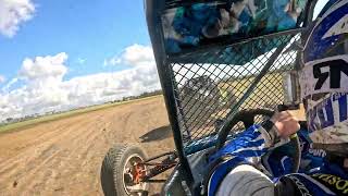 Evesham Autograss Club  Onboard G125D Craig Beaumont  Class 10 [upl. by Nanek578]