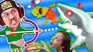 MOMMY CAN I SHOOTA SHARK PWEEEZ đźŚŠ BOWMASTERS Game w FGTEEV Duddy Chunky Boy Skit [upl. by Louis]