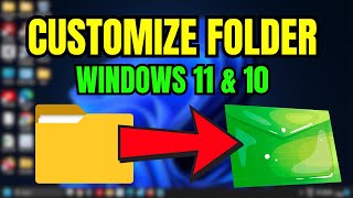 Personalize Your Windows Folders with Custom Icons In Windows 1110 [upl. by Nallij]