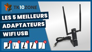 Les 5 meilleurs adaptateurs wifi usb pour connecter PC et ordinateurs portables à votre routeur [upl. by Ahseenyt]