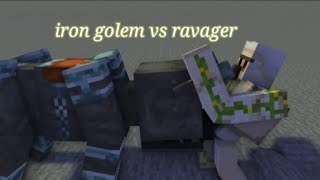 RAVAGER VS IRON GOLEM [upl. by Volin]