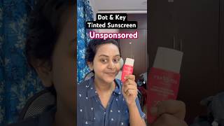 Dot amp Key Tinted Sunscreen shade 05 Beige on Dusky skin tintedlove tintedsunscreen dotandkey spf [upl. by Ahsilram]