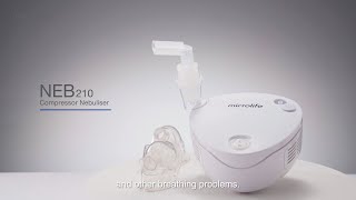 Microlife NEB 210 Innovative nebulisation system for an efficient treatment  EU Version [upl. by Analah]