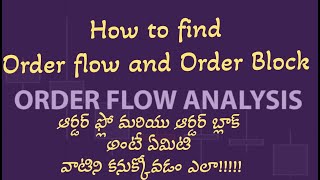 How to find order block  How to find order Flow [upl. by Ahsyad437]