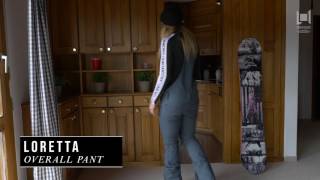 201718 L1 Loretta Overall Snowboard Pant [upl. by Tlaw]