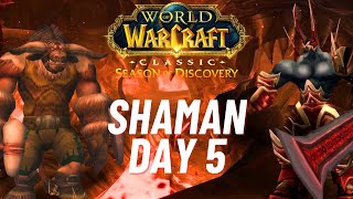 Shaman Tank Ragefire Chasm WoW Classic Season of Discovery [upl. by Eah]