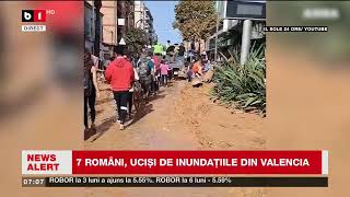 BILANȚUL ROMÂNILOR DECEDAȚI ÎN VALENCIA CREȘTE SPANIOLII PROTESTEAZĂ ÎN STRADĂȘtiri B1TV10 nov [upl. by Chantal]