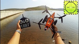 Review del Drone anfibio y tierra TRIPHIBIAN  DRONEPEDIA [upl. by Baird]