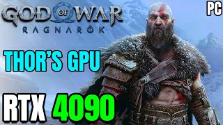 God Of War Ragnarok PC on RTX 4090  4K  8K  1440p  1080p  THORs GPU Maxed Out [upl. by Matusow731]