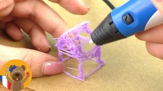 Stylo 3D  Premier test avec le stylo 3D  Dessiner une maison en 3D  Victorstar 3D Pen Unboxing [upl. by Elockin]