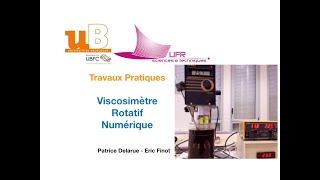 TP viscosimètre rotatif numérique [upl. by Barbee]