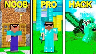 Noob Vs Pro Vs Hacker Minecraft O [upl. by Julita398]