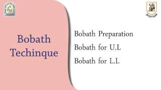 Bobath as Inhibitory technique [upl. by Annoyed]