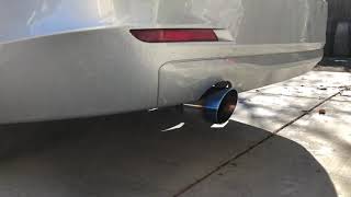 F30 2013 BMW 320i Muffler Delete cold start [upl. by Middlesworth]