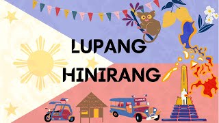 Lupang Hinirang with Lyrics [upl. by Oelgnaed54]