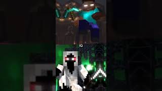 herobrine vs entity 303 minecraft herobrine entity303 animation games trendingshorts virall [upl. by Novyak319]