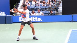 Carlos Alcaraz Forehand Technique Slow Motion [upl. by Other928]