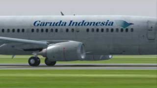 Boeing 737 Classic Series Garuda Indonesia [upl. by Ysdnil]