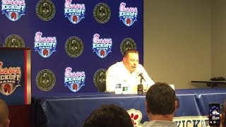 Butch Jones compliments TaQuon Marshall [upl. by Wolbrom201]