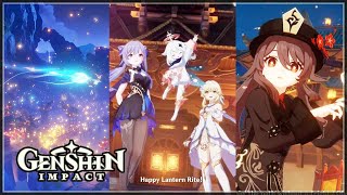 All Lantern Rite 20212023 Cinematic Cutscenes Genshin Impact [upl. by Dulcinea]