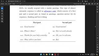 شرح علم اللغة جابتر 11 Pauses Filled Pauses Adjacency Pairs and Insertion Sequences [upl. by Morris]