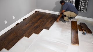 How to Install Laminate Flooring for beginners [upl. by Niwdog]