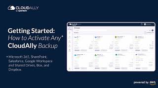 How to Activate Backups for Microsoft 365 Exchange Salesforce Dropbox Box and Google Workspace [upl. by Lyj]