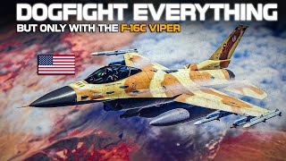 F16C Viper dogfight Vs 5th Generation Air Superiority fighters  Digital Combat Simulator  DCS [upl. by Ayhay]