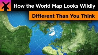 How the World Map Looks Wildly Different Than You Think [upl. by Tennes]