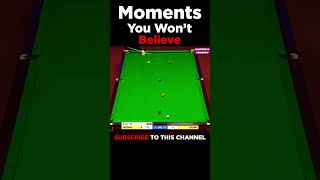 Jaw Dropping Moments You Wont Believe in Snooker History shorts snooker snookermoments [upl. by Levania]