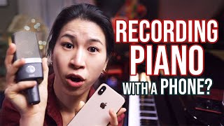 How to Record Piano with Phone or Other Microphones [upl. by Lyrahc]