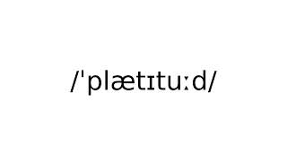 platitude noun meaning meanings definition definitions phonetics pronunciation advanced en [upl. by Purse]