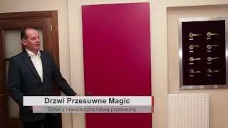 Drzwi przesuwne z niewidocznym systemem przesuwnym  Drzwi Magic [upl. by Enileuqkcaj]