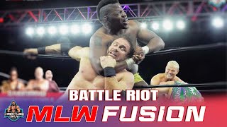 40 Wrestlers Battle Riot  Major League Wrestling  MLW Fusion  mlw wrestling wrestlingonly [upl. by Zwiebel]