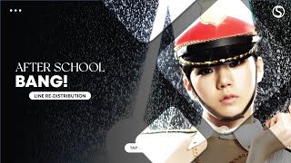 How should After School 애프터스쿨 sing BANG Line ReDistribution [upl. by Anaujal]