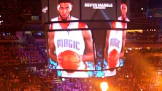 Orlando Magic 201516 Opening Night Intros [upl. by Lyndy320]