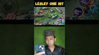 Build Lesley One Hit Damagenya Bisa Sesakit Ini 🤔 mobilelegends mlbb mobilelegendsid [upl. by Aymer281]