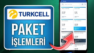 Turkcell Paket Yükleme  Paket Değiştirme  Ek Paket Alma [upl. by Cannice]