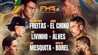 FMS 5 AO VIVO COM IMAGENS  POPÓ VS EL CHINO AO VIVO  MC LIVINHO VS FE ALVES [upl. by Nilkoorb]