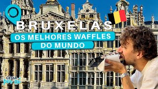 BRUXELAS BÉLGICA  O QUE FAZER em 1 DIA  WAFFLES e PONTOS TURÍSTICOS [upl. by Ashmead]