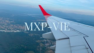 Trip Report  Austrian  Embraer  E190  MilanVienna  MXPVIE  OS518  OELWG  17A [upl. by Ilahtan]