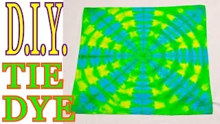 DIY Easy 2Color Tie Dye Bandana  Variations Tutorial 21 [upl. by Frey]